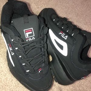 Black Fila Disruptor